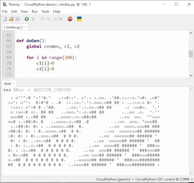 It's ALIVE! Cellular Automata on the NeoTrinkey!