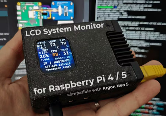 LCD Dashboard for Raspberry Pi (System Monitor)