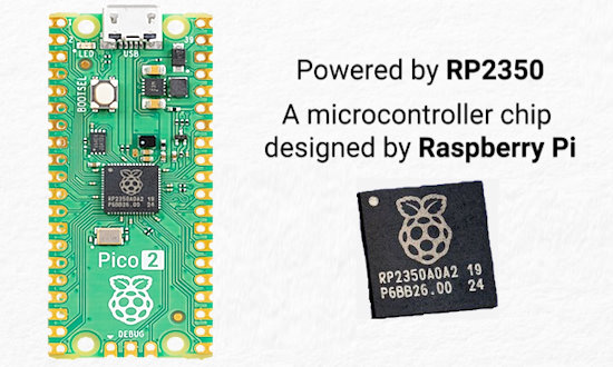 Raspberry Pi Releases the New RP2350 Microcontroller and Pico 2 Board