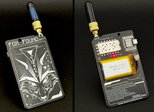 CircuitPython port of the rot13labs fox hunt badge