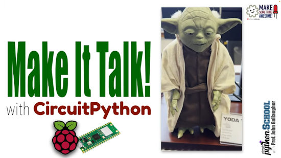 Make It Talk: Yoda talks & answers questions when touched