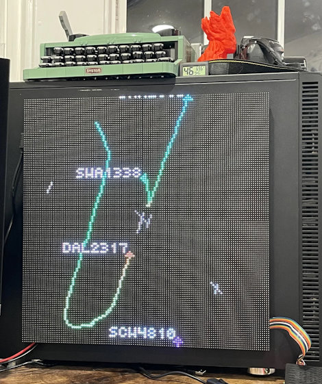 LED Matrix Flight Tracker