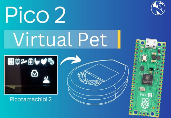 Raspberry Pi Pico 2 powered Virtual Pet