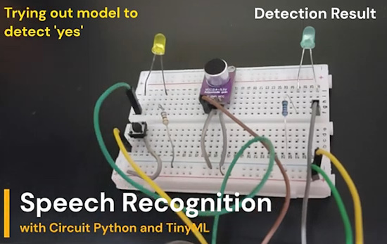 Single Word Speech Recognition with CircuitPython and TinyML