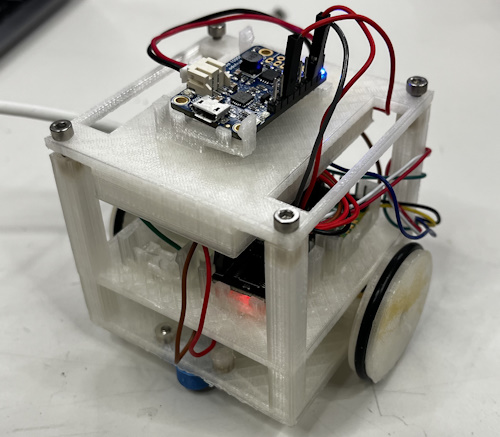 Differential Wheeled Robot With IR Sensing