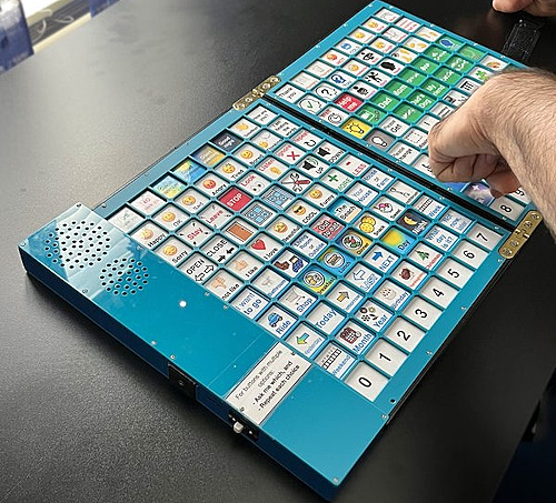 Tactile AAC board