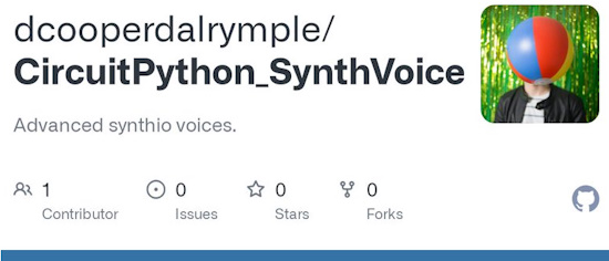 CircuitPython_SynthVoice