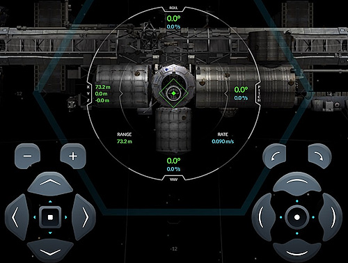 A Control Box for Docking a SpaceX Capsile to the ISS