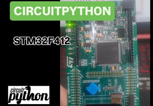 Use CircuitPython on the STM32F412 Discovery board