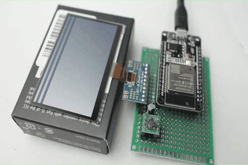 Displaying a monochrome reflective TFT memory LCD LS027B4DH01