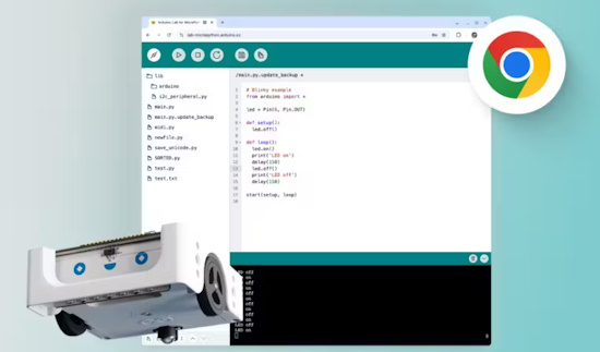 Arduino Web MicroPython Editor