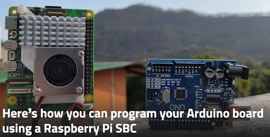 Here’s how you can program your Arduino board using a Raspberry Pi SBC