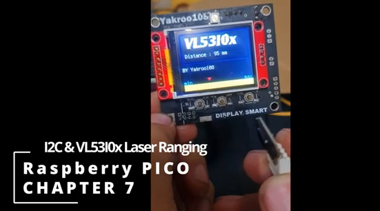 RaspberryPICO I2C & VL53l0x Laser Distance