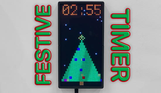 Matrix Festive Timer / CircuitPython BLE Tracker