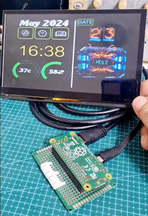 RaspberryPi ZERO No OS /Circuitpython HDMI