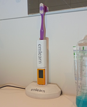 Automatic toothbrushing timer