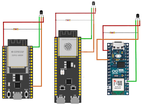 ESP32 In MicroPython: One Wire Bus DS1820