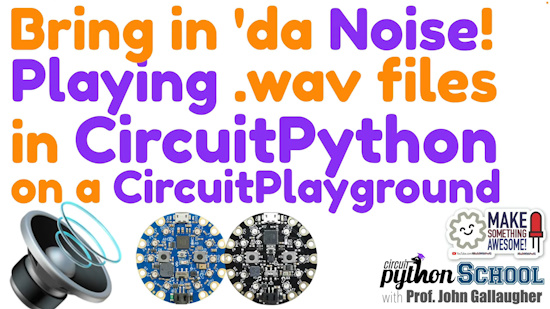 Playing .wav files in CircuitPython