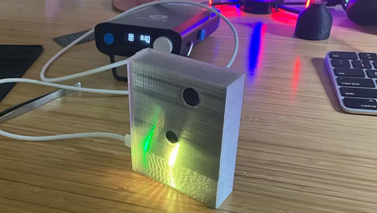 Air Quality Monitor Pairs a Salvaged PM2.5 Sensor with an Adafruit KB2040