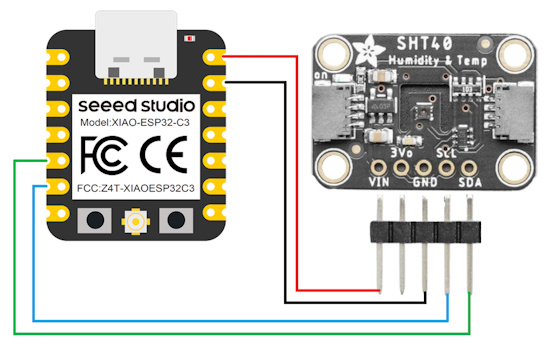 ESP32-C3 SHT40 Weather Server