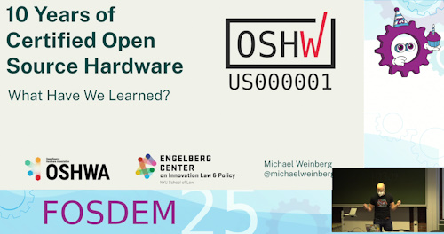 10 years of certifying open source hardware