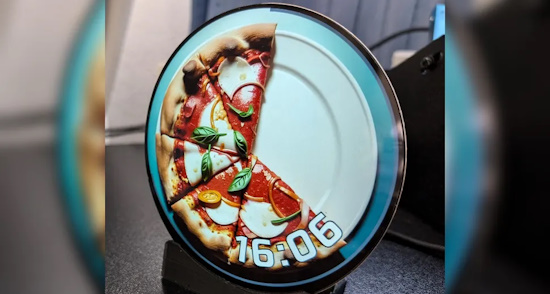 pizza clock