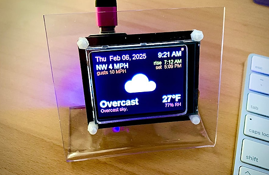 Weather Display Using Open-Meteo's API