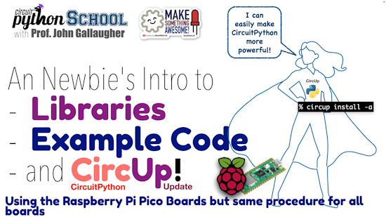 CircuitPython Libraries, Example Code, & Using CircUp