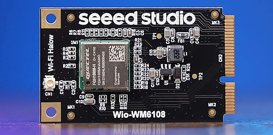 Wi-Fi HaLow mini PCIe module for Raspberry Pi