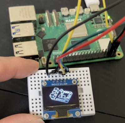 Displaying the Raspberry Pi on a Raspberry Pi 5