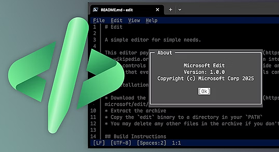 Microsoft's New Text Editor Is a Vim and Nano Alternative