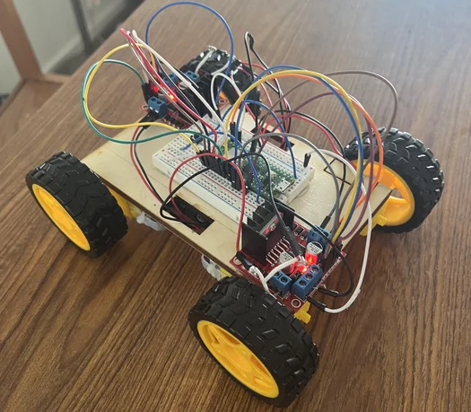 WiFi Controlled Pico Car Prototype