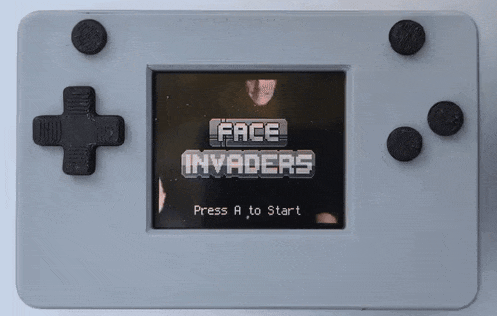 PyBadge Face Invaders