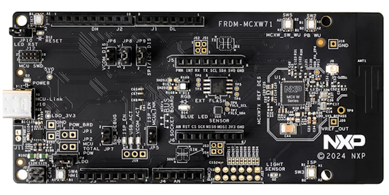 NXP MCX W72x Cortex-M33 wireless SoC