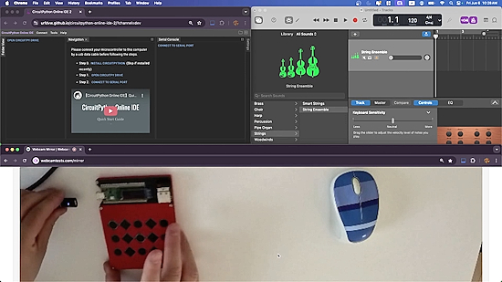 MIDI Violin Using a USB Mouse