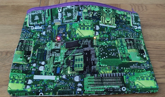 Sewing with LEDs and Raspberry Pi Pico