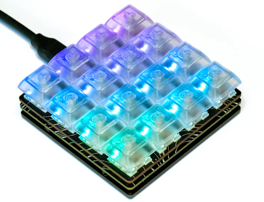 RGB Keypad Media Controller with Web Interface