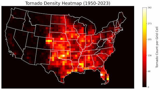 How to Overlay a Heatmap on a Real Map with Python