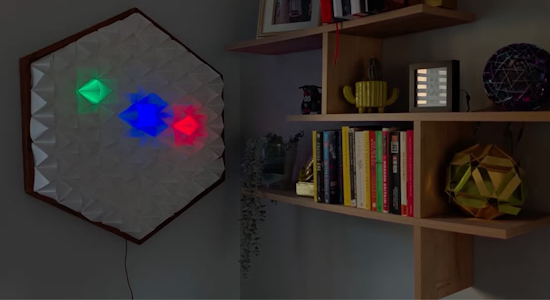 LED Hexagon Family Tracker