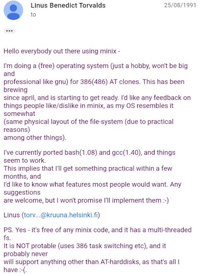 Happy Birthday Linux