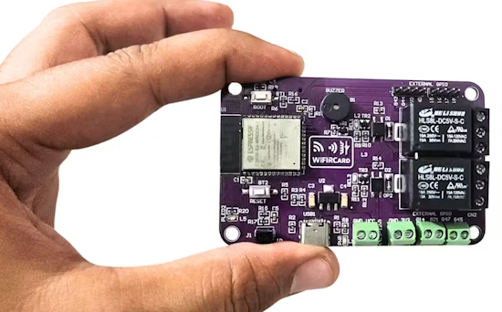 WiFIRCard: Smart Home Automation with ESP32-S3, IR and Relays