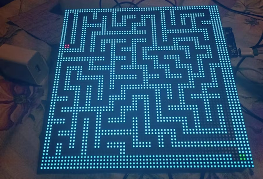 MatrixPortal S3 Maze Game with CircuitPython