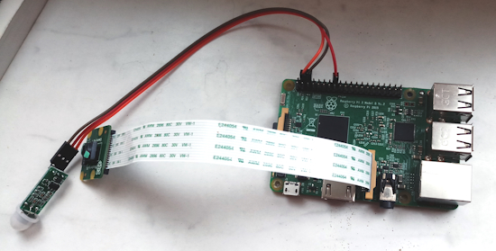 Raspberry Pi Home Security System with Camera and PIR Sensor