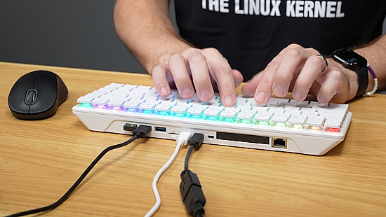 Testing the Raspberry Pi 500+'s new mechanical keyboard