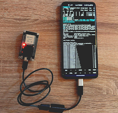ESP32 and Termux