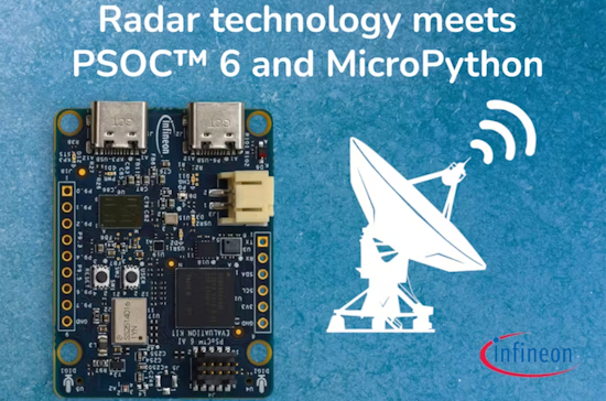 Distance Measuring using Infineon's BGT60-Radar-Sensor and MicroPython