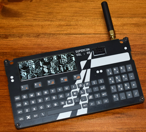 The 2025 Hackaday Superconference Communicator Badge runs MicroPython