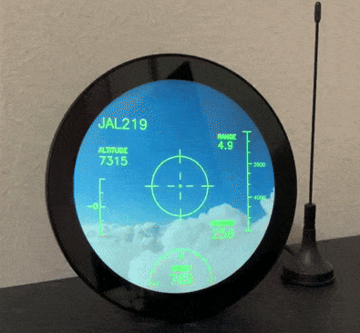 ADS-B signals HUD
