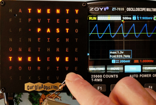 Adding a Touch Button to GurgleApps Word Clock Using RP2040/RP2350 Programmable IO (PIO)