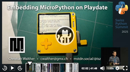 Embedding #MicroPython on Playdate